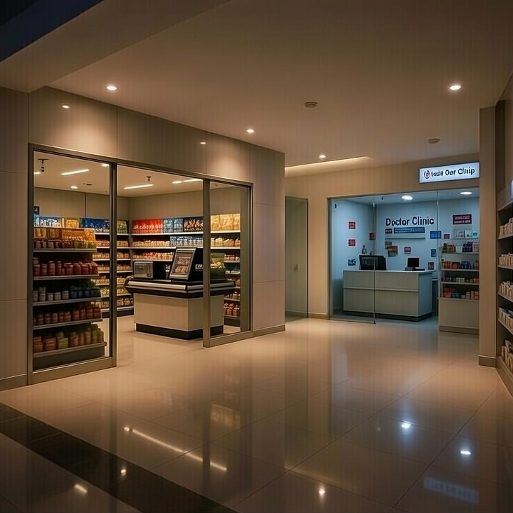 Serene communal & ground spaces