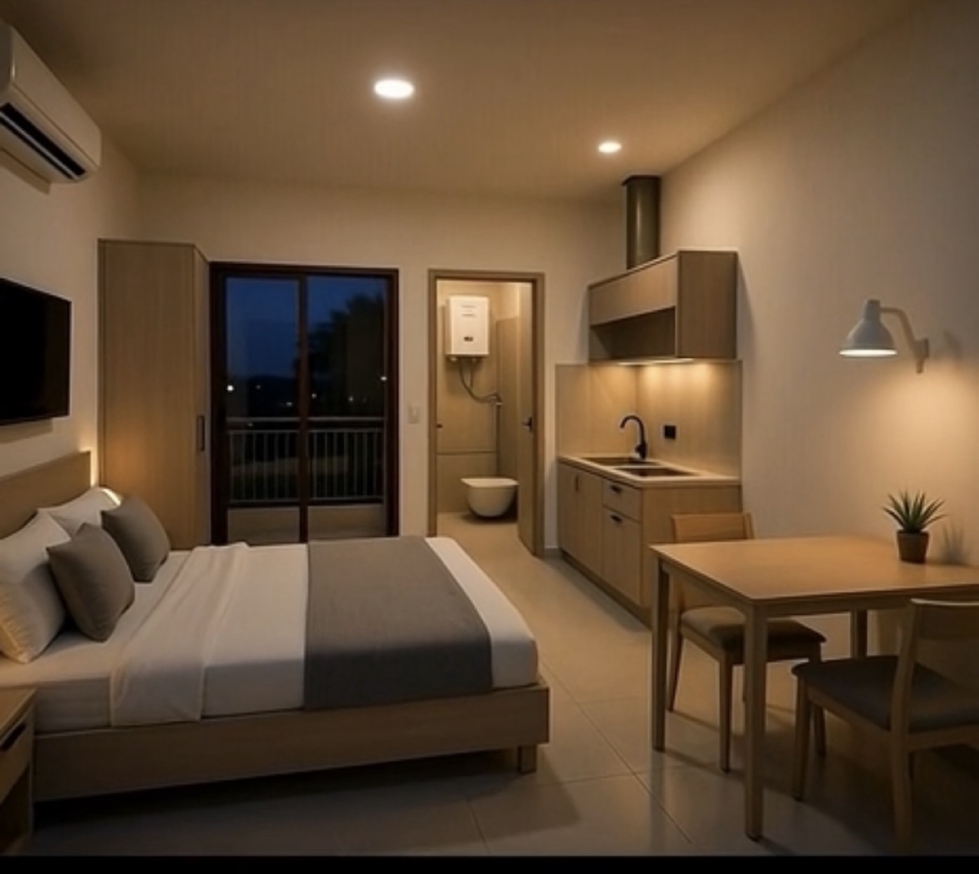 Calm, spiritually designed interior